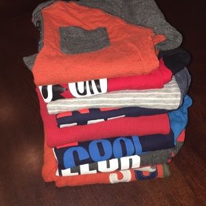 Boys bundle of long sleeved shirts 11 total